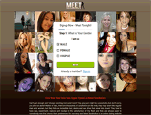 Tablet Screenshot of meetsexaholics.com